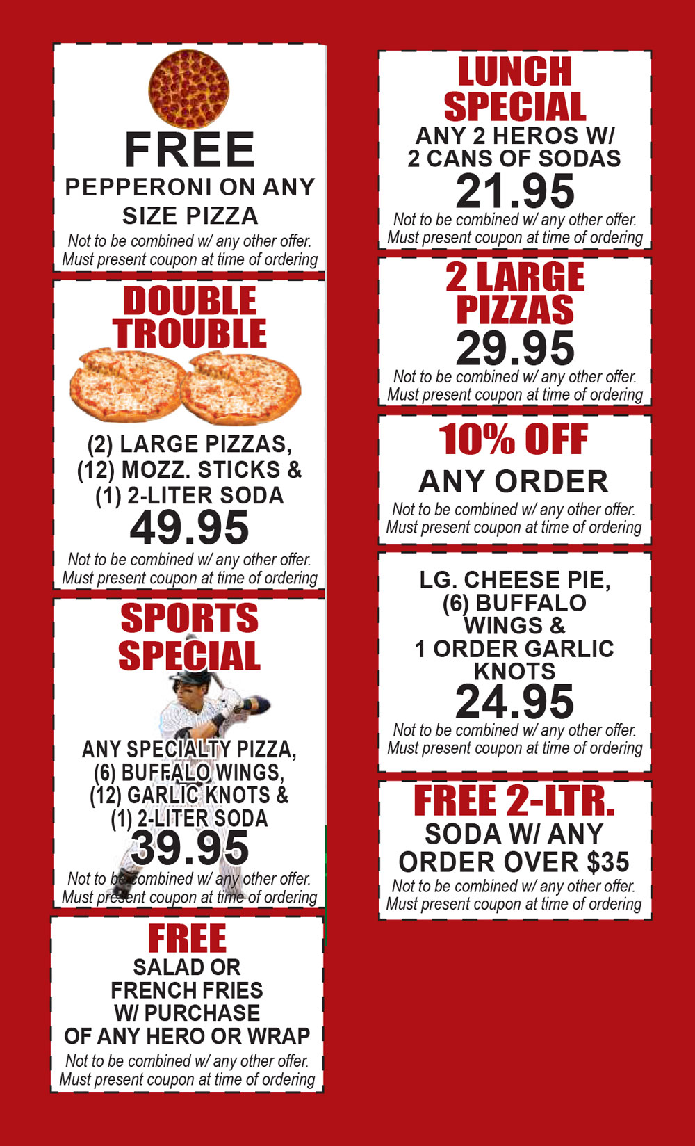 Our Menu